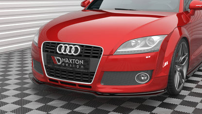 Front Ansatz V.2 für Audi TT 8J schwarz Hochglanz