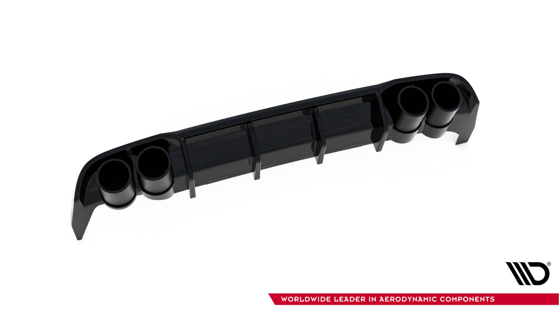 Diffusor Heck Ansatz + Endrohre für Seat Leon ST FR Mk4