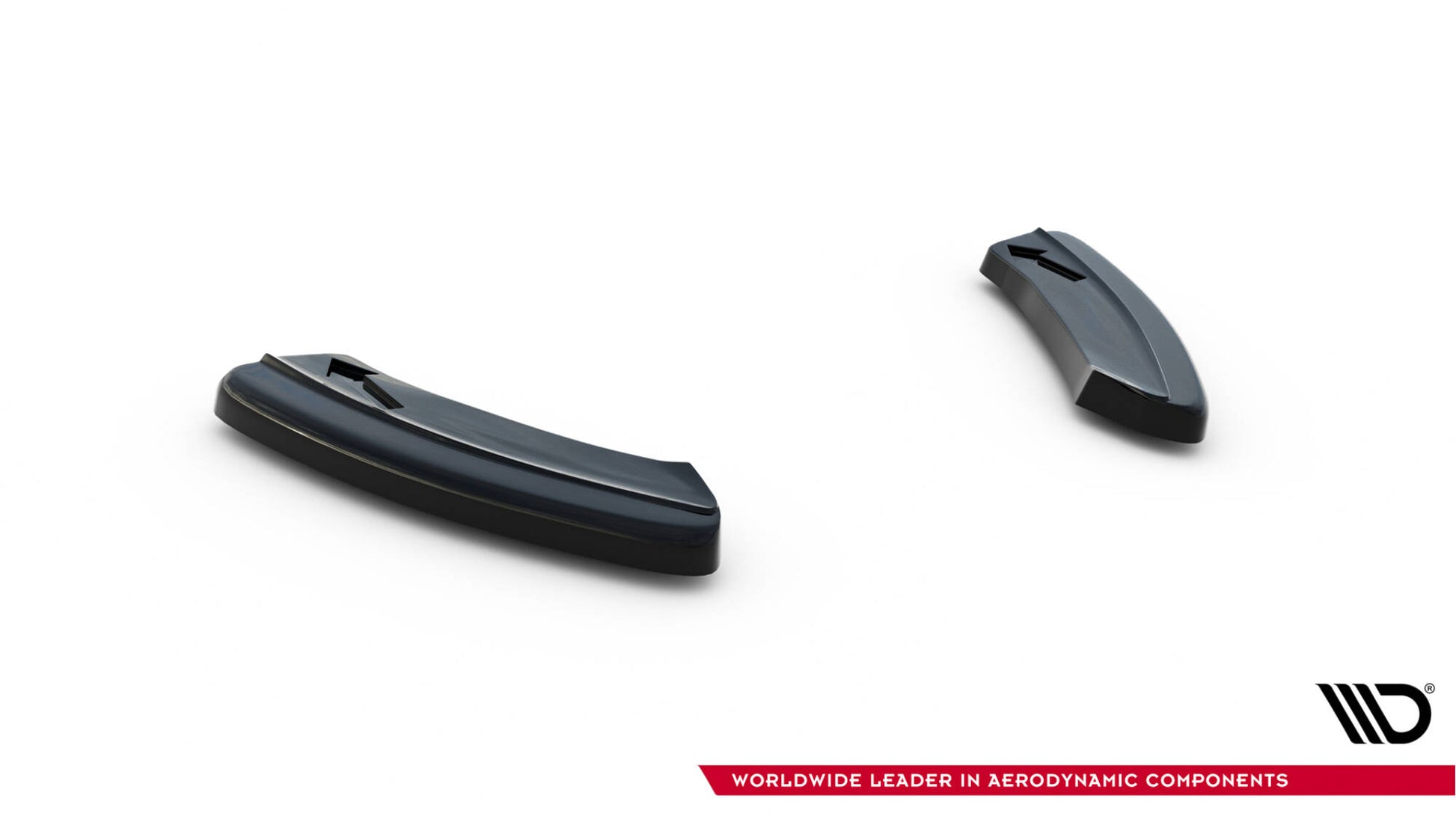 Heck Ansatz Flaps Diffusor für VW Golf Hatchback R / R-Line Mk7 Facelift schwarz Hochglanz
