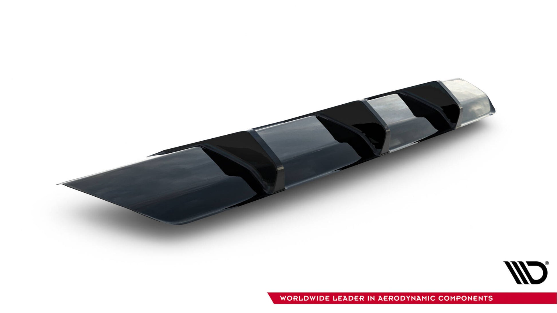 Diffusor Heck Ansatz für Audi A1 S-Line GB schwarz Hochglanz