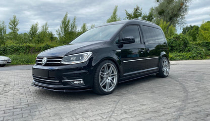 Seitenschweller Ansatz für VW Caddy Mk. 4 schwarz Hochglanz