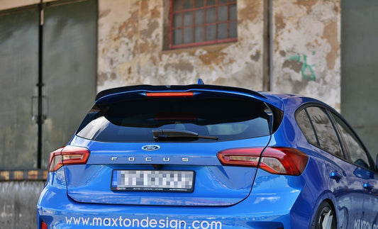 Spoiler CAP V.1 für Ford Focus Hatchback ST-Line Mk4 schwarz Hochglanz