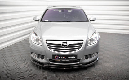 Front Ansatz für Opel Insignia OPC-Line Mk1 schwarz Hochglanz