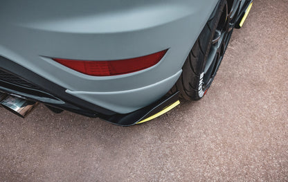 Heck Ansatz Flaps Diffusor für Ford Fiesta 7 ST Facelift