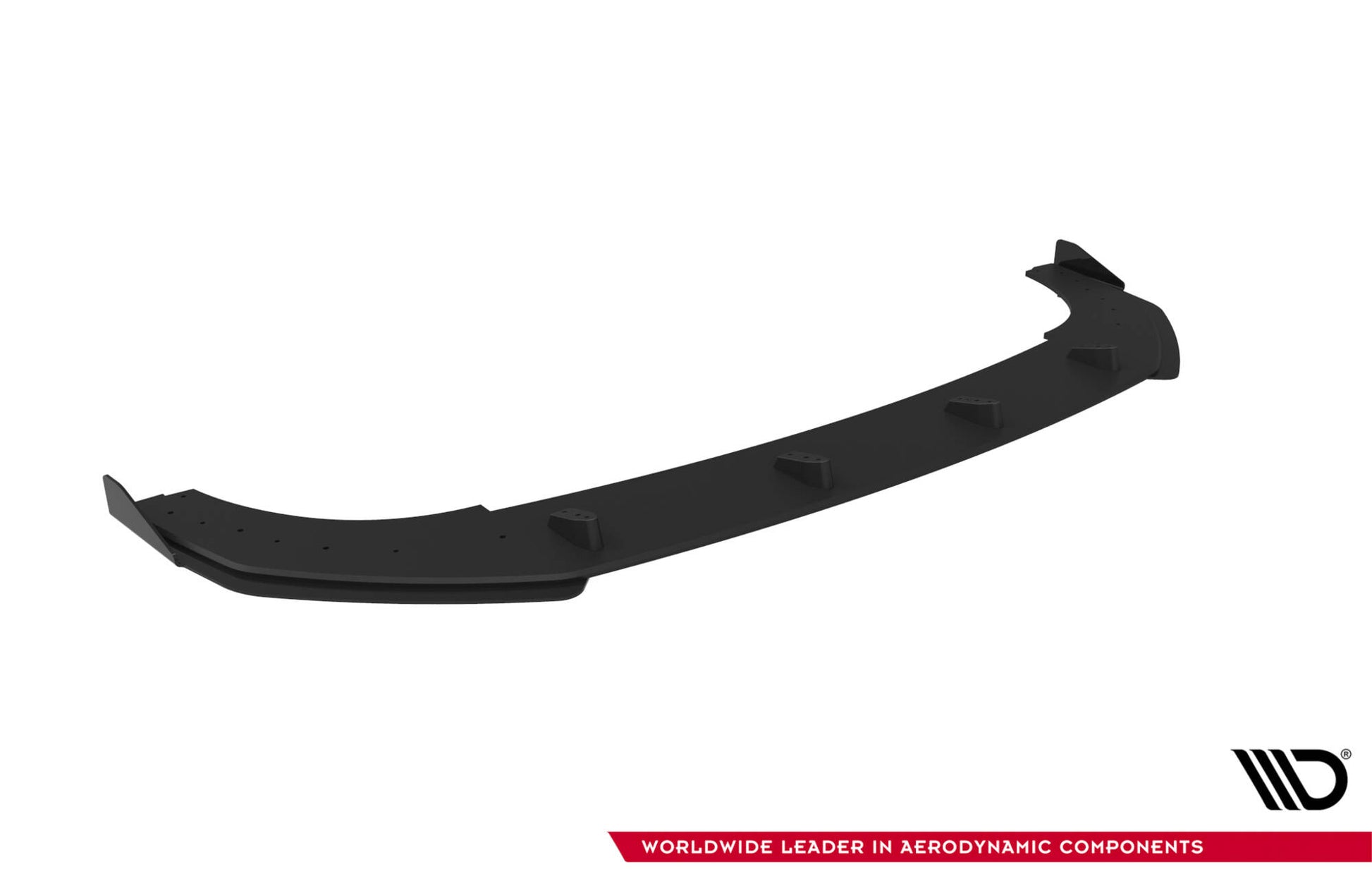 Street Pro Front Ansatz + Flaps für VW Golf GTI Clubsport Mk8 Facelift schwarz Hochglanz
