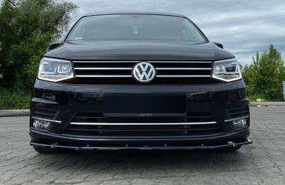 Front Ansatz für VW Caddy Mk. 4 schwarz Hochglanz