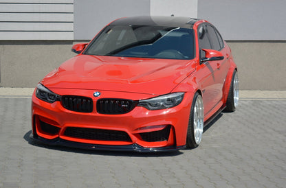 Front Ansatz für BMW M3 F80  schwarz Hochglanz