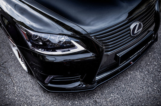 Front Ansatz für Lexus LS Mk4 Facelift schwarz Hochglanz