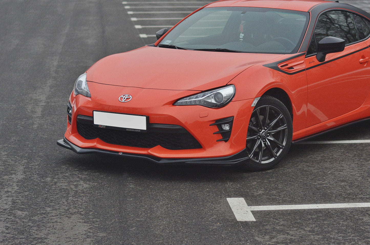 Front Ansatz V.2 für Toyota GT86 Facelift  schwarz Hochglanz