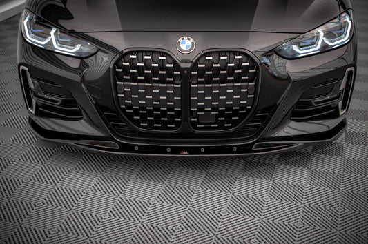 Front Ansatz V.1 für BMW 4er M-Paket / M440i G22 / G23 / G22 Facelift / G23 Facelift schwarz Hochglanz