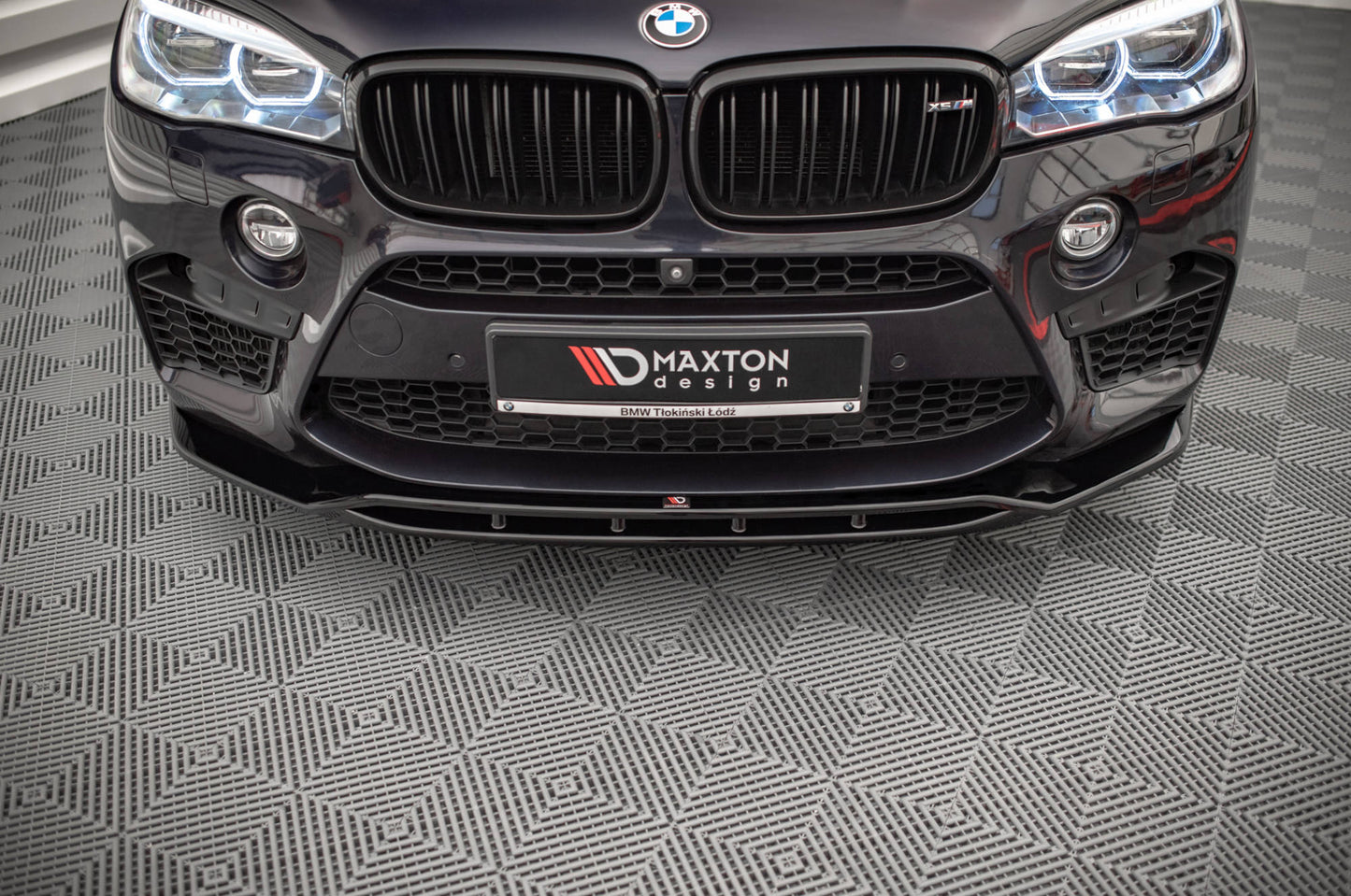Front Ansatz V.2 für BMW X5 M F85 / X6 M F86 schwarz Hochglanz