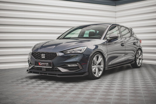 Seitenschweller Flaps für Seat Leon FR Mk4 schwarz Hochglanz