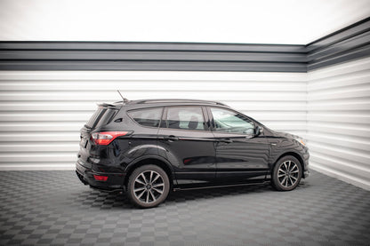 Seitenschweller Ansatz für Ford Escape ST-Line Mk3 schwarz Hochglanz