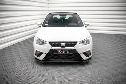 Front Ansatz V.3 für Seat Ibiza FR/ Standard Mk5 schwarz Hochglanz