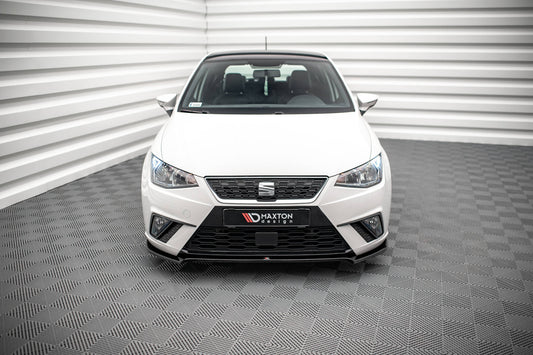 Front Ansatz V.3 für Seat Ibiza FR/ Standard Mk5 schwarz Hochglanz