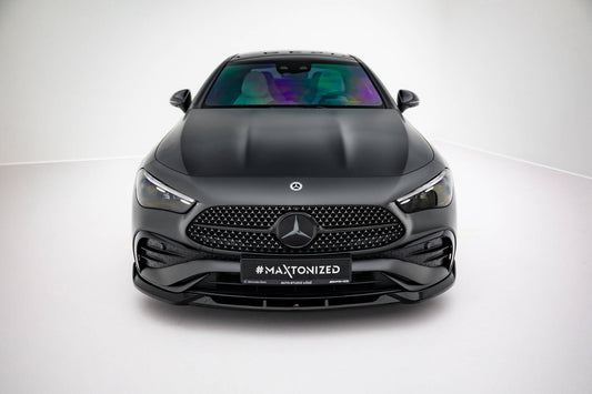 Front Ansatz V.2 für Mercedes-Benz CLE AMG-Line C236 schwarz Hochglanz