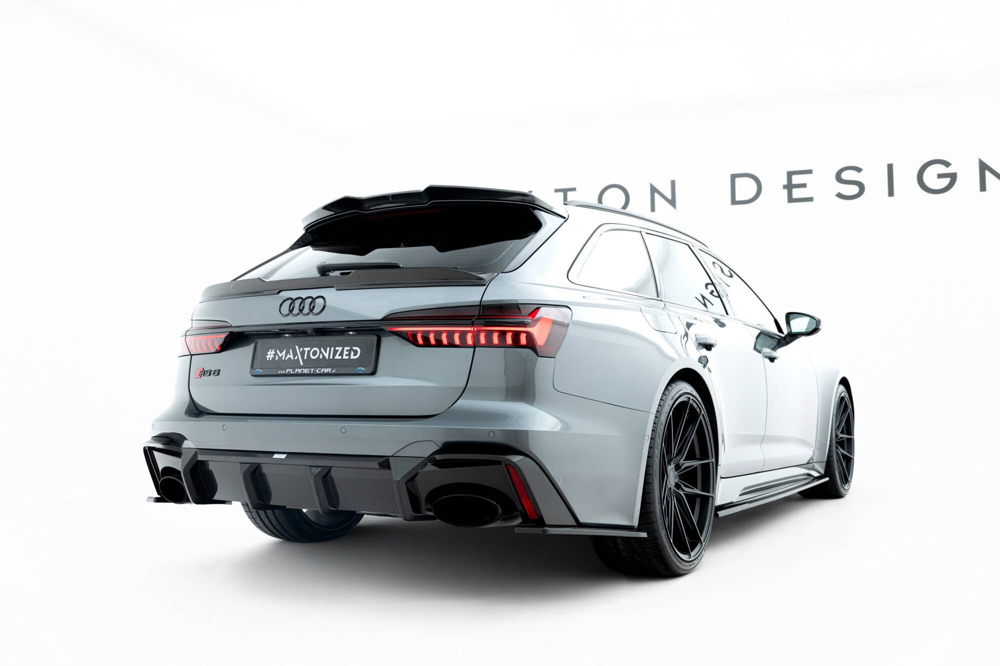 Prepreg Carbon Fiber Heckklappenspoiler (Höher) Audi RS6 C8