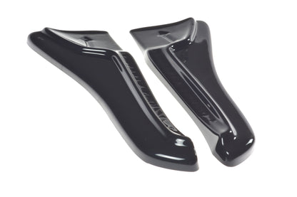 Heck Ansatz Flaps Diffusor V.1 für TESLA MODEL X  schwarz Hochglanz