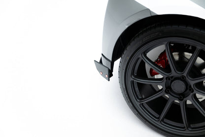 Heck Ansatz Flaps Diffusor +Flaps für Toyota GR Yaris Mk4 Facelift
