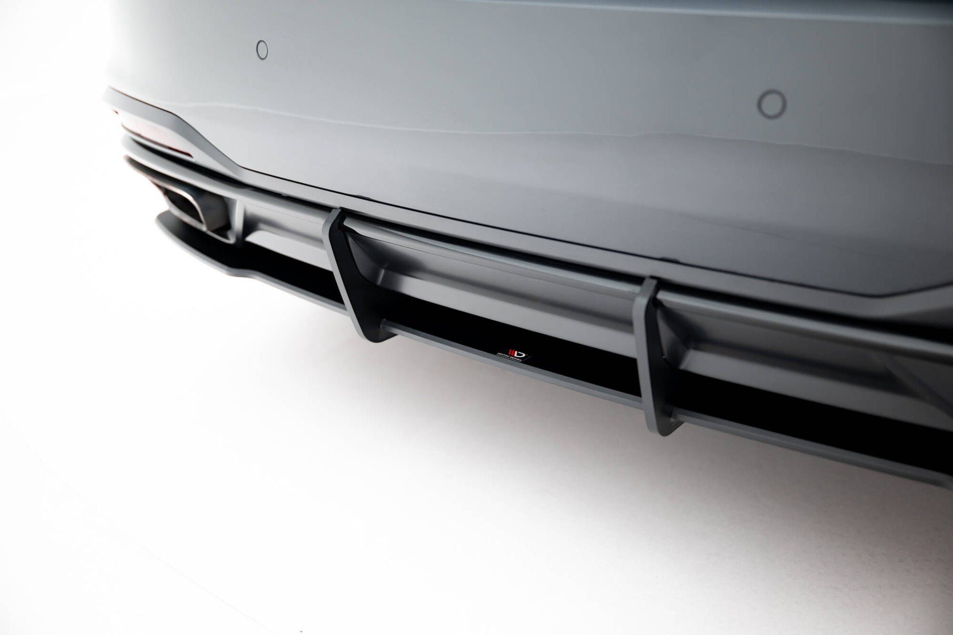 Street Pro Heckschürze + Flaps für Audi A5 F5 Facelift schwarz Hochglanz
