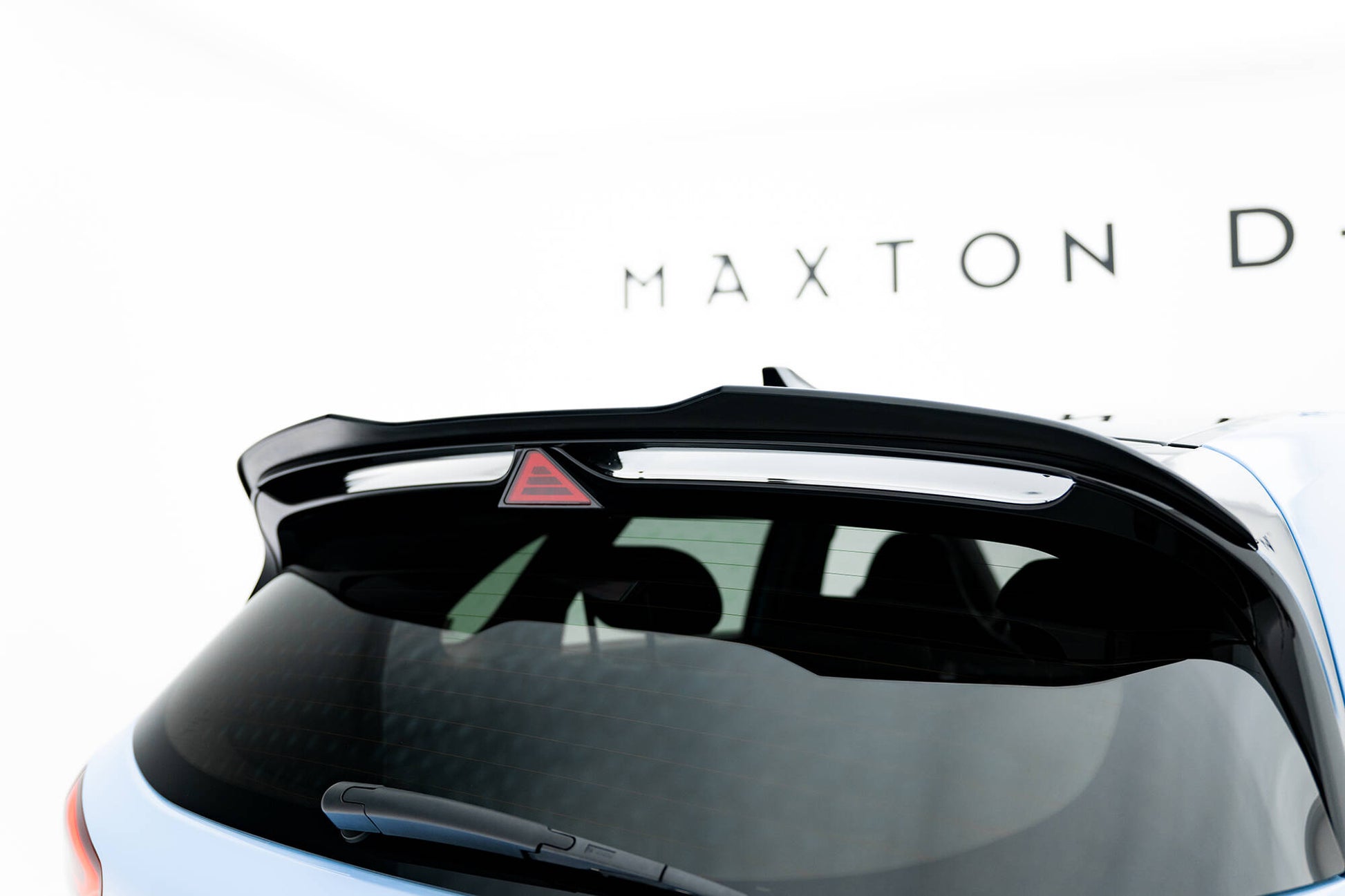 Spoiler CAP V.2 für Hyundai I30 N Hatchback Mk3 / Mk3 Facelift schwarz Hochglanz