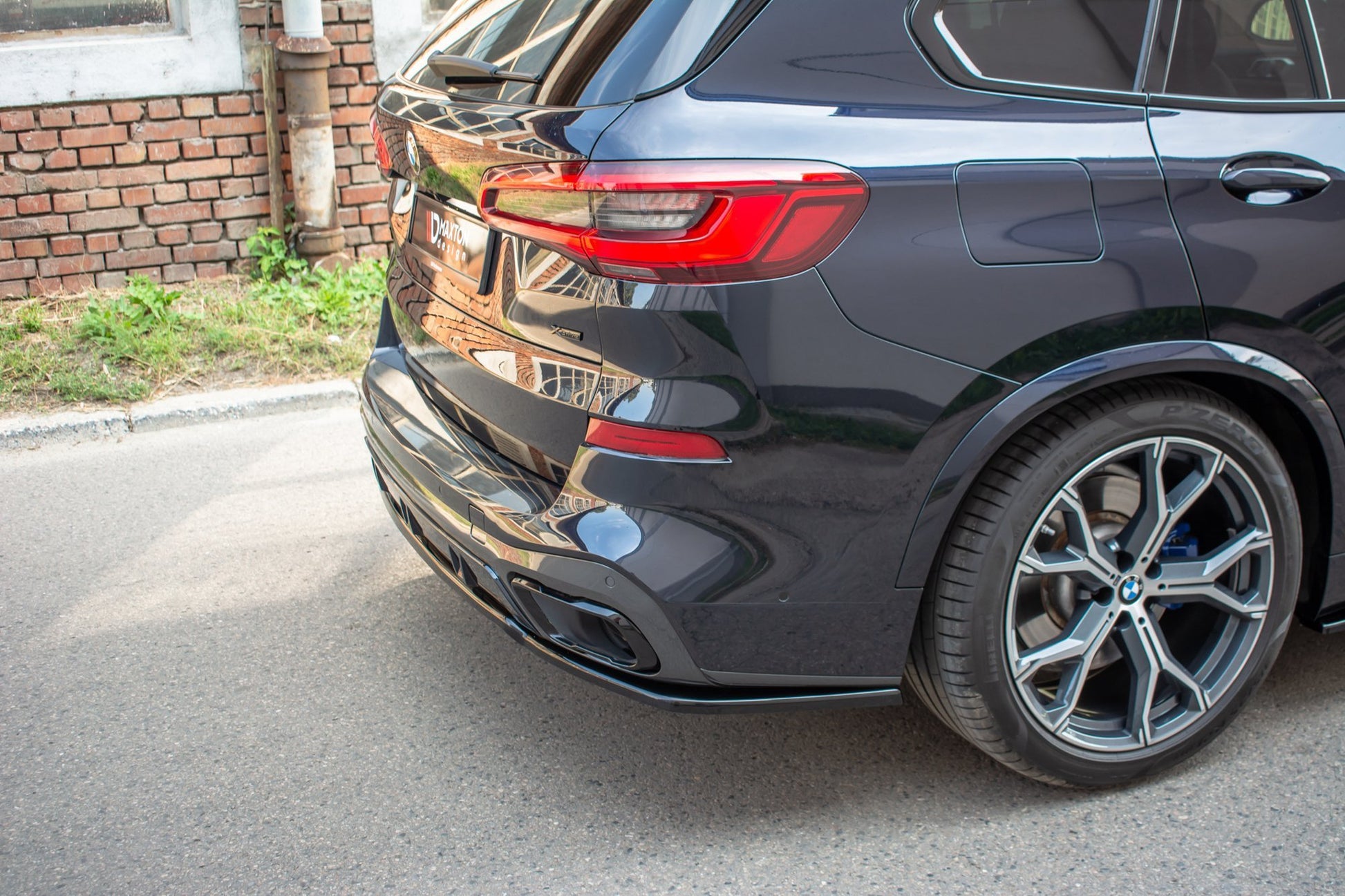 Heckansatz BMW X5 G05 M Paket schwarz Hochglanz