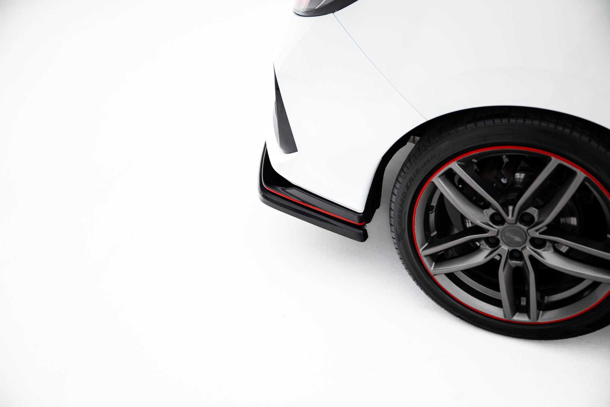 Heckansatz Honda Civic Sport Mk 10  schwarz Hochglanz