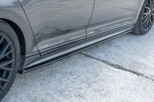 Seitenschweller Ansatz für Volkswagen Passat R-Line B8 Carbon Look