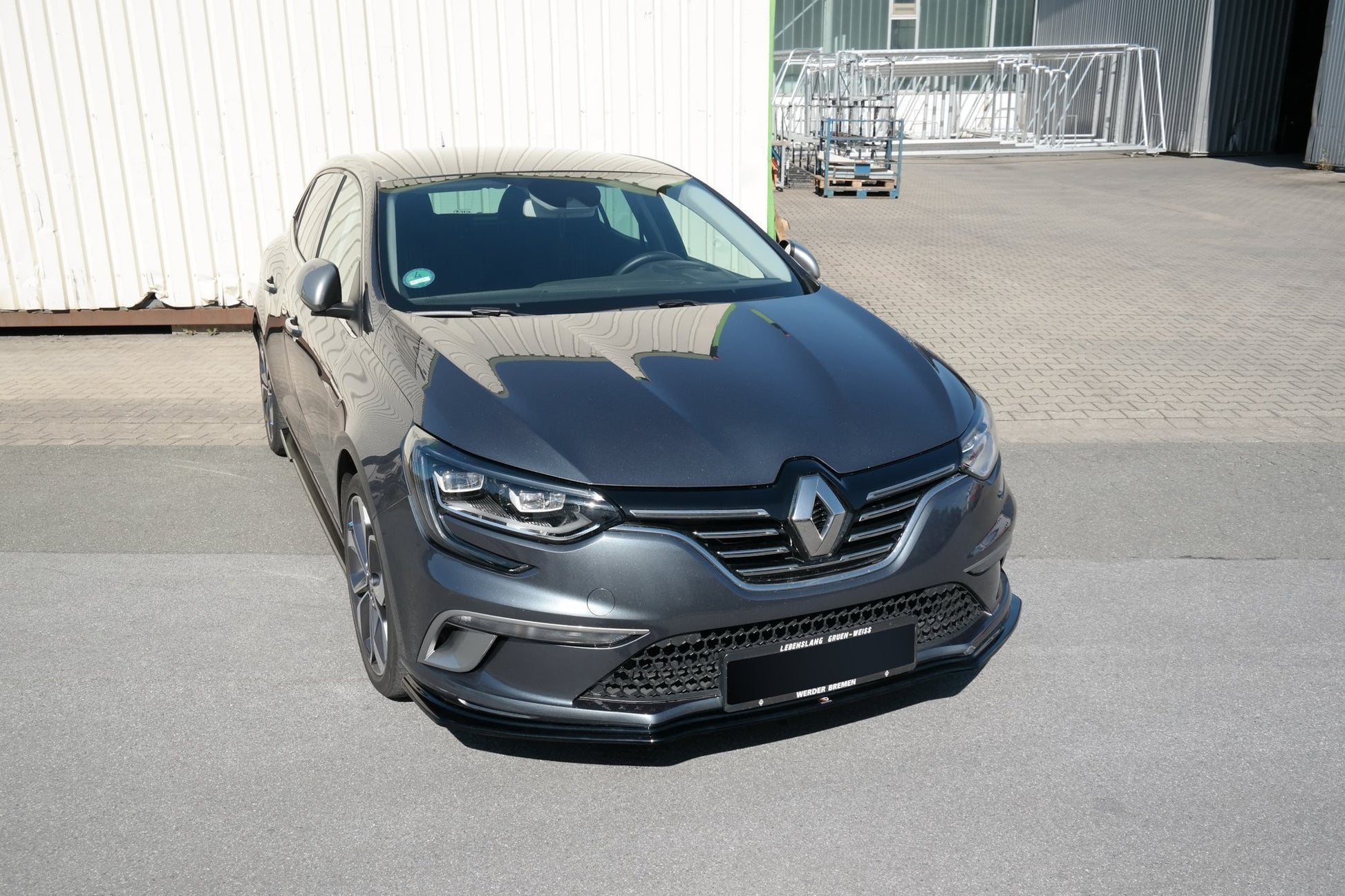 Front Ansatz für Renault Megane Mk.4 GT-Line schwarz Hochglanz