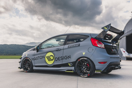 Heck Ansatz Flaps Diffusor für Ford Fiesta 7 ST Facelift
