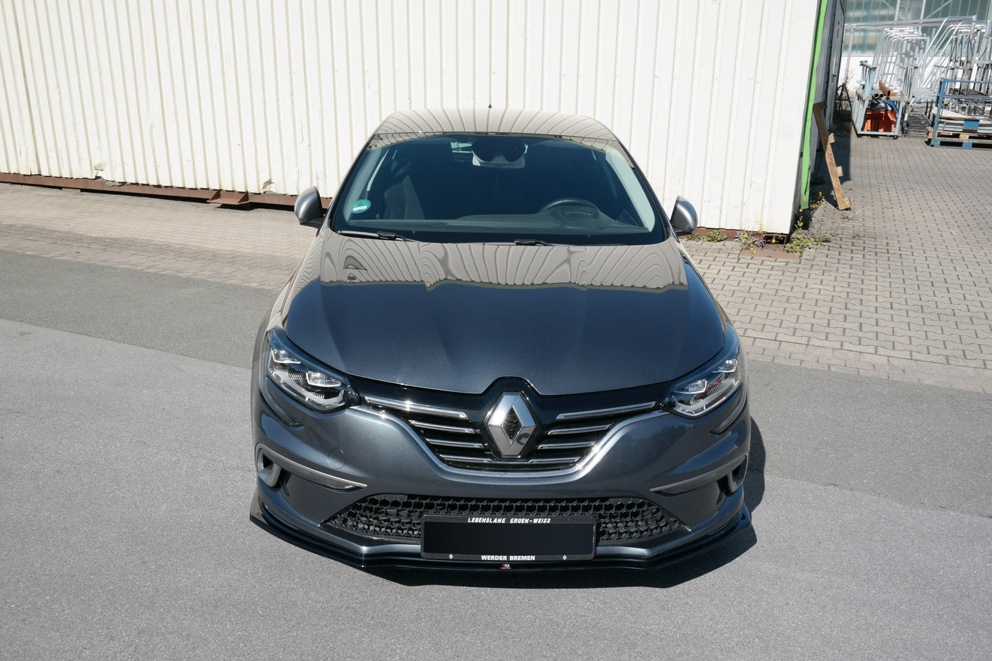 Front Ansatz für Renault Megane Mk.4 GT-Line schwarz Hochglanz
