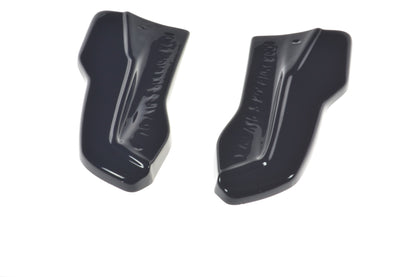 Heck Ansatz Flaps Diffusor für Volvo V40 R-design schwarz Hochglanz