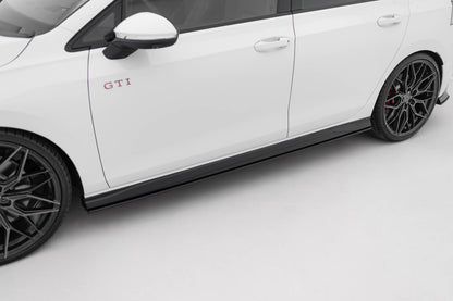 Street Pro Seitenschweller Ansatz V.2 für VW Golf GTI / GTE / GTI Clubsport / R-Line Mk8