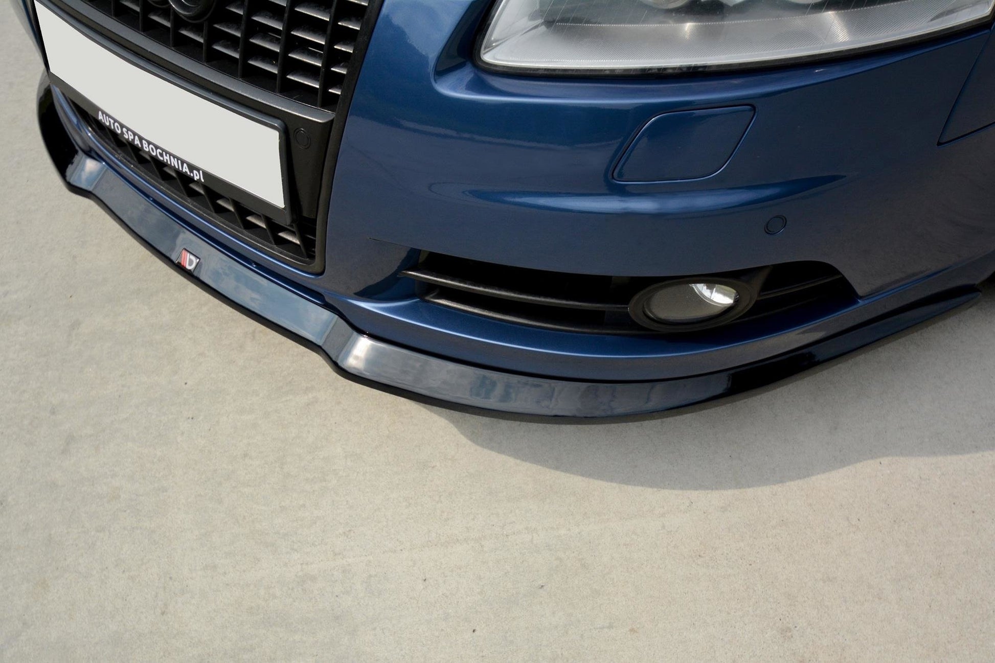 Front Ansatz für Audi A6 S-Line C6   schwarz Hochglanz