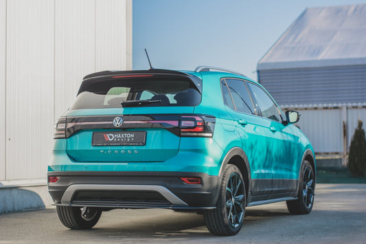 Spoiler CAP für VW T-Cross schwarz Hochglanz