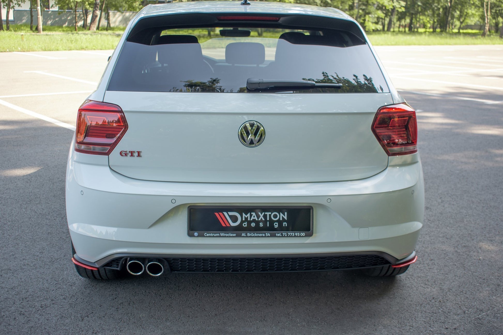 Heck Ansatz Flaps Diffusor für Volkswagen Polo GTI Mk6