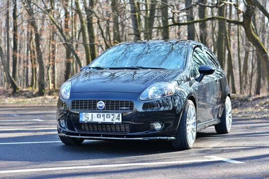 Front Ansatz für FIAT GRANDE PUNTO STANDARD schwarz Hochglanz