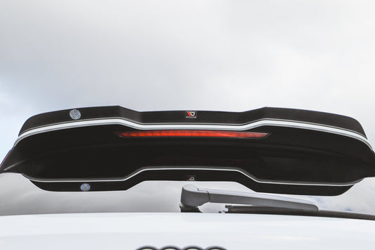 Spoiler CAP V.3 für Audi RS3 8V / 8V FL Sportback schwarz Hochglanz