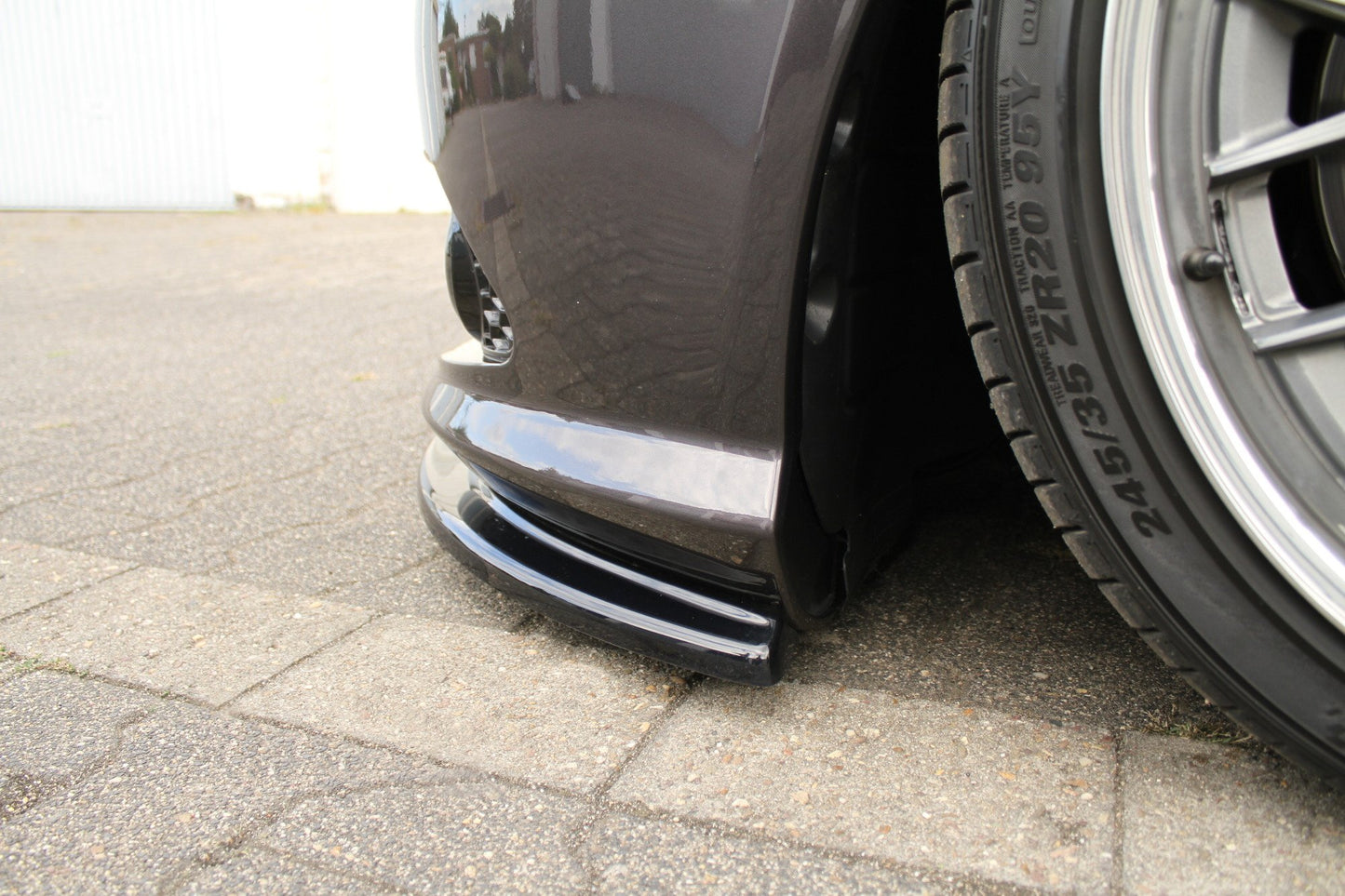 Front Ansatz für MERCEDES CL 500 C216 AMGLINE schwarz Hochglanz
