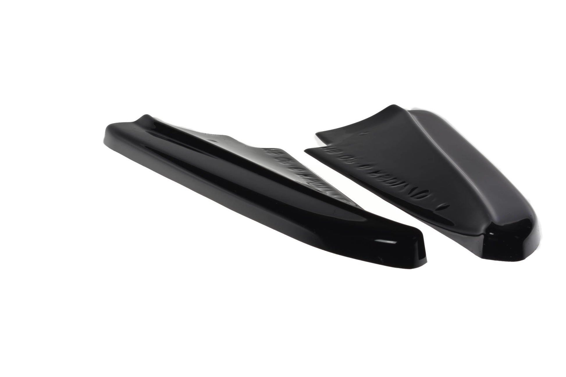 Heck Ansatz Flaps Diffusor für MASERATI QUATTROPORTE MK.6 vor Facelift schwarz matt