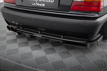 Diffusor Heck Ansatz für Heckschürze für BMW M3 / 3 M-Paket E36 Coupe