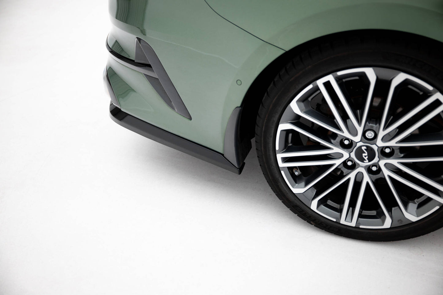 Mittlerer Cup Diffusor DTM Look Heck Ansatz für Kia Proceed GT-Line Mk1 Facelift schwarz Hochglanz