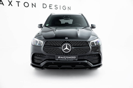 Front Ansatz für Mercedes-AMG / AMG-Line GLE SUV W167 schwarz Hochglanz