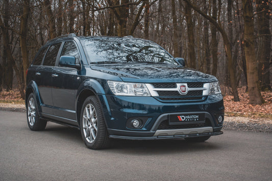 Front Ansatz für Fiat Freemont schwarz Hochglanz