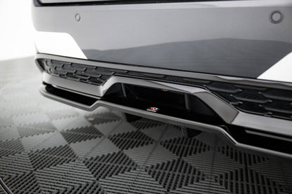 Mittlerer Cup Diffusor DTM Look Heck Ansatz für Toyota Corolla GR Sport Touring Sports XII schwarz Hochglanz