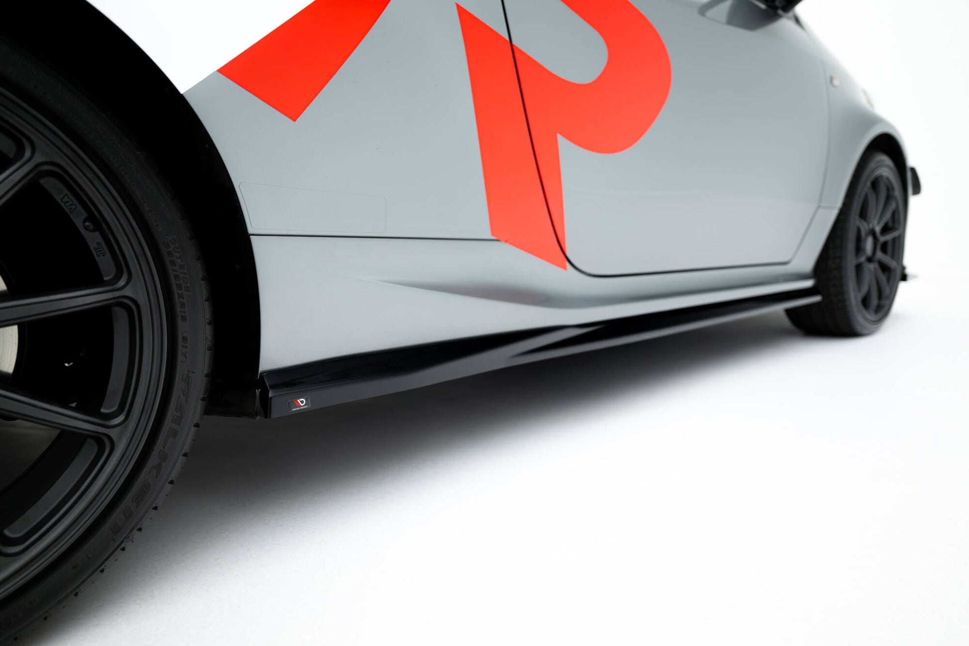 Seitenschweller Ansatz für Toyota GR Yaris Mk4 Facelift schwarz Hochglanz
