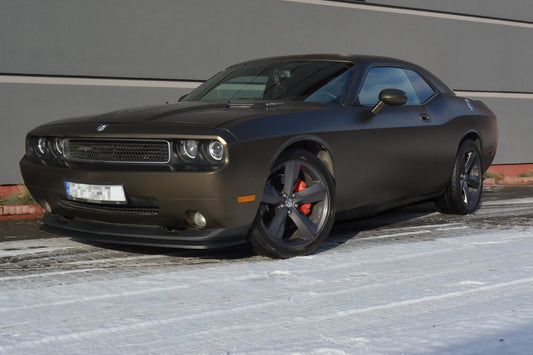 Front Ansatz für DODGE CHALLENGER MK3. PHASE-I SRT8 COUPE  schwarz Hochglanz
