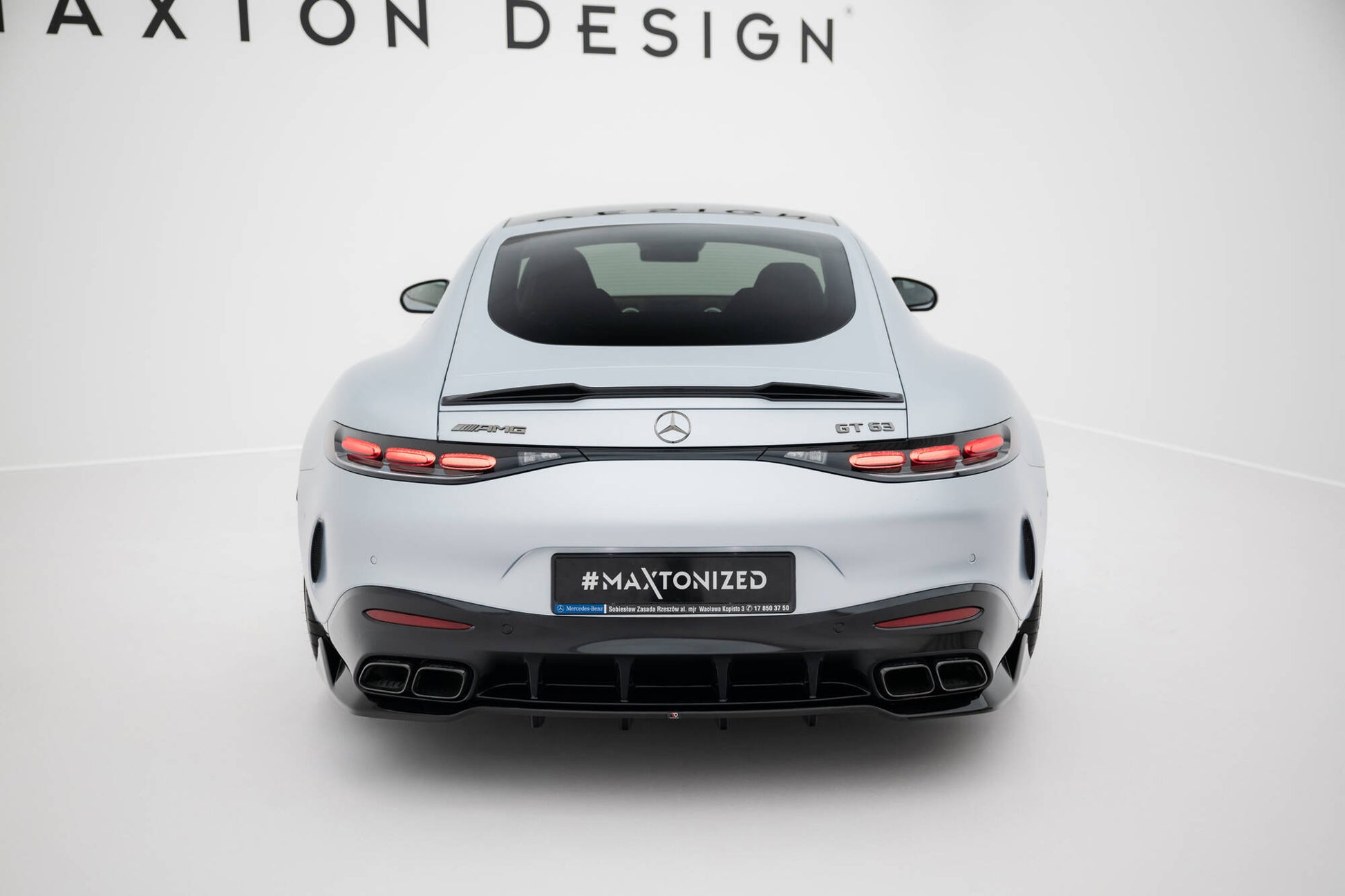 Spoiler CAP 3D für Mercedes-AMG GT 63 C192 schwarz Hochglanz