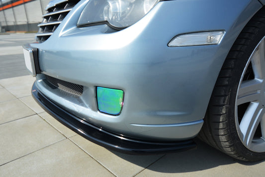 Front Ansatz für CHRYSLER CROSSFIRE schwarz Hochglanz