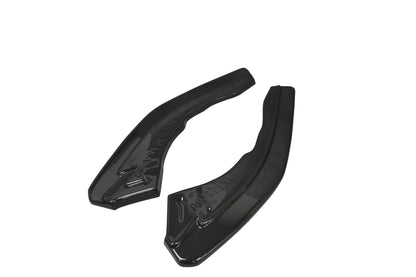 Heck Ansatz Flaps Diffusor für BMW M2 (F87) COUPÉ schwarz Hochglanz